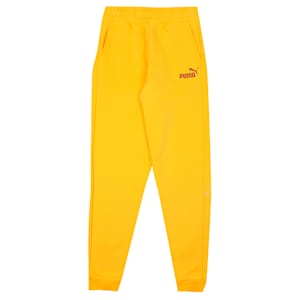 Essential Logo Knitted Boy's Pants, Tangerine