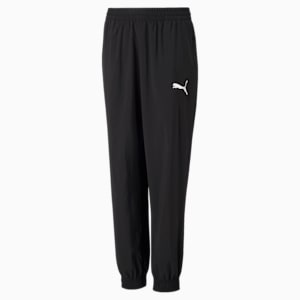 Active Woven Sweatpants Youth, Puma Black, extralarge-GBR