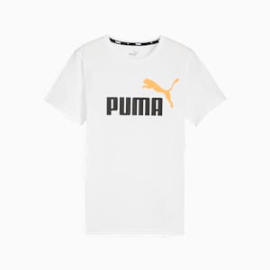 PUMA Essentials Big Kids' Tee, PUMA White-PUMA Black, extralarge