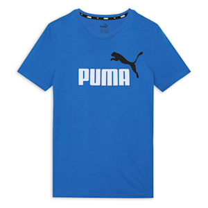 Logo Boy's T-shirt, Racing Blue, extralarge-IND