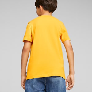Essentials+ Two-Tone Logo Tee Big Kids, Yellow Sizzle, extralarge