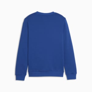 Essentials+ Two-Tone Big Logo Crew Neck Sweater Big Kids, Cobalt Glaze, extralarge