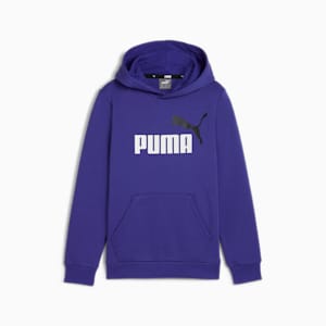 Essentials+ Two-Tone Big Logo Hoodie Big Kids, Lapis Lazuli, extralarge