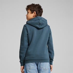 Essential+ 2 Colour Big Logo Boy's Hoodie, Gray Skies, extralarge-IND