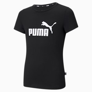 Essentials Logo Youth Tee, Puma Black