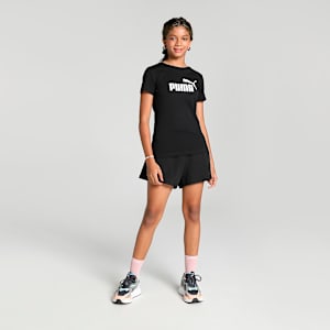 Essentials Logo Girl's T-Shirt, Puma Black, extralarge-IND