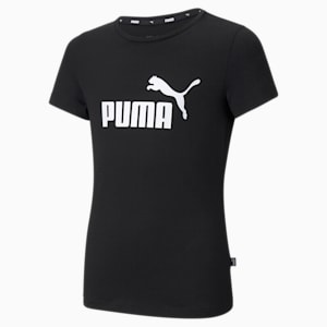 Playera juvenil con logotipo Essentials, Puma Black, extralarge