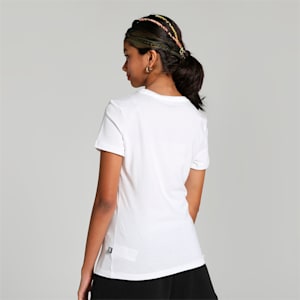 Logo Girl's T-Shirt, Puma White, extralarge-IND