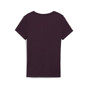 Essentials Logo Girls' Tee, Midnight Plum, extralarge