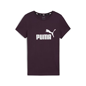 Essentials Logo Girls' Tee, Midnight Plum, extralarge