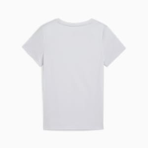 Essentials Logo Girls' Tee, Silver Mist, extralarge