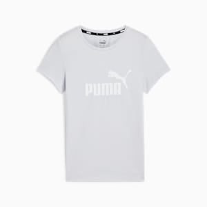 Essentials Logo Girls' Tee, Silver Mist, extralarge