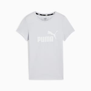 Playera juvenil con logotipo Essentials, Silver Mist, extralarge