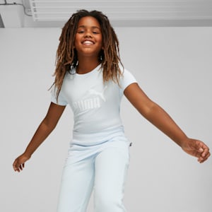 Essentials Logo Tee Big Kids, Icy Blue, extralarge