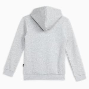 Essentials Logo Youth Hoodie, Light Gray Heather