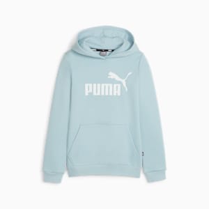 Sudadera con capucha con logotipo Essentials+ para jóvenes, Turquoise Surf, extralarge