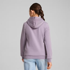 Sudadera con capucha con logotipo Essentials+ para jóvenes, Pale Plum, extralarge