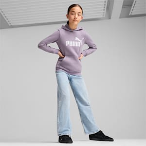 Sudadera con capucha con logotipo Essentials+ para jóvenes, Pale Plum, extralarge