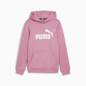 Sudadera con capucha con logotipo Essentials+ para jóvenes, Mauved Out, extralarge