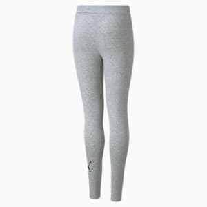 Essential Logo Kids' Leggings, Light Gray Heather, extralarge