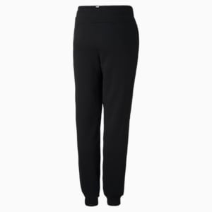 Essentials Knitted Girl's Sweat Pants, Puma Black, extralarge-IND