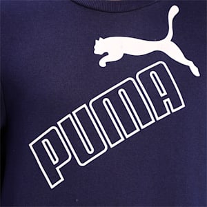 BIG LOGO Crew Full Length Sweatshirt, Peacoat