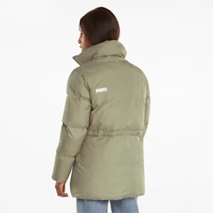 Essential+ Eco Relaxed Fit Women's Puffer Jacket, Spray Green
