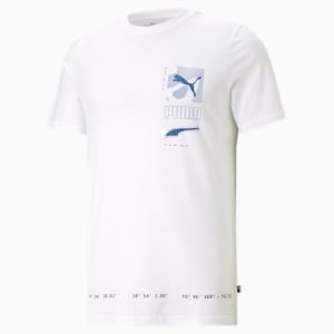 Digital Men's  T-shirt, Puma White