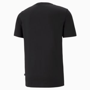 Graphic Men's T-Shirt, Puma Black-Puma Red