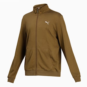 Camo Box Graphic Full-Zip Men's Sweatshirt, Dark Olive