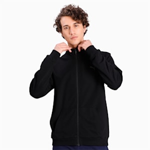 Camo Box Graphic Full-Zip Men's Sweatshirt, Puma Black
