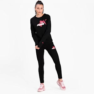 PUMA Slant Graphic Women's Sweatshirt, Puma Black