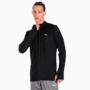 Active Full-Zip Slim Fit Jacket, Puma Black, extralarge-IND