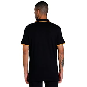 Collar Tipping Heather Men's Slim Fit Polo, PUMA Black, extralarge-IND