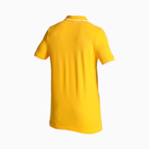 Collar Tipping Heather Men's Slim Fit Polo, Yellow Sizzle, extralarge-IND