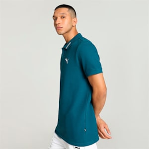 Ottoman Men's Slim Fit Polo, Ocean Tropic, extralarge-IND