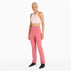 PUMA Straight Leg Women's Pants, Mauvewood