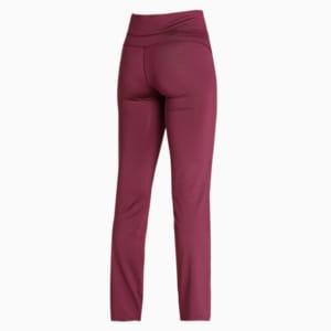 PUMA Straight Leg Women's Pants, Grape Wine
