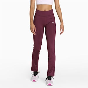 Women's Straight Leg Pants, Grape Wine, extralarge-IND