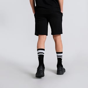 Zippered Jersey Men's Regular Fit Shorts, PUMA Black, extralarge-IND