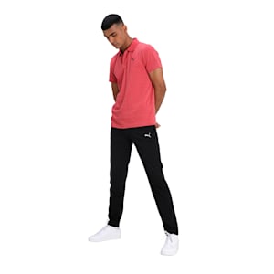 Zippered Jersey Men's Sweatpants, Puma Black