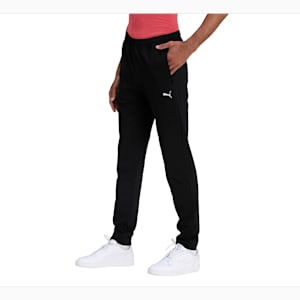 Zippered Jersey Men's Sweatpants, Puma Black