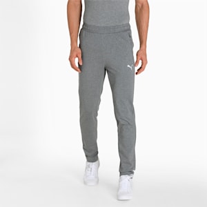 Zippered Jersey Men's Regular Fit Sweatpants, Medium Gray Heather, extralarge-IND