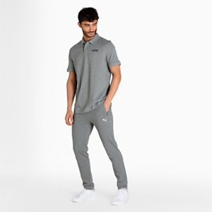 Zippered Jersey Men's Regular Fit Sweatpants, Medium Gray Heather, extralarge-IND