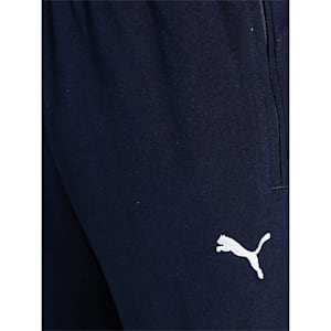 Zippered Jersey Men's Sweatpants, Peacoat