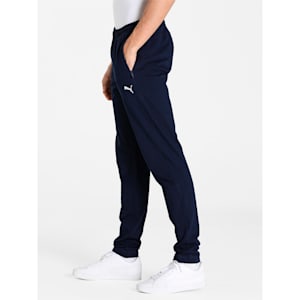 Zippered Jersey Men's Sweatpants, Peacoat