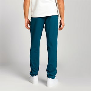 Zippered Jersey Men's Regular Fit Sweatpants, Ocean Tropic, extralarge-IND