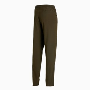Zippered Jersey Men's Regular Fit Sweatpants, Deep Olive, extralarge-IND
