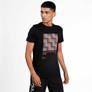 one8 Virat Kohli Men's Graphic Slim T-Shirt, Puma Black