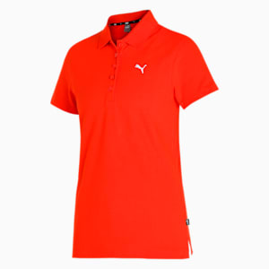 PUMA Women's Regular Fit Polo, Firelight, extralarge-IND